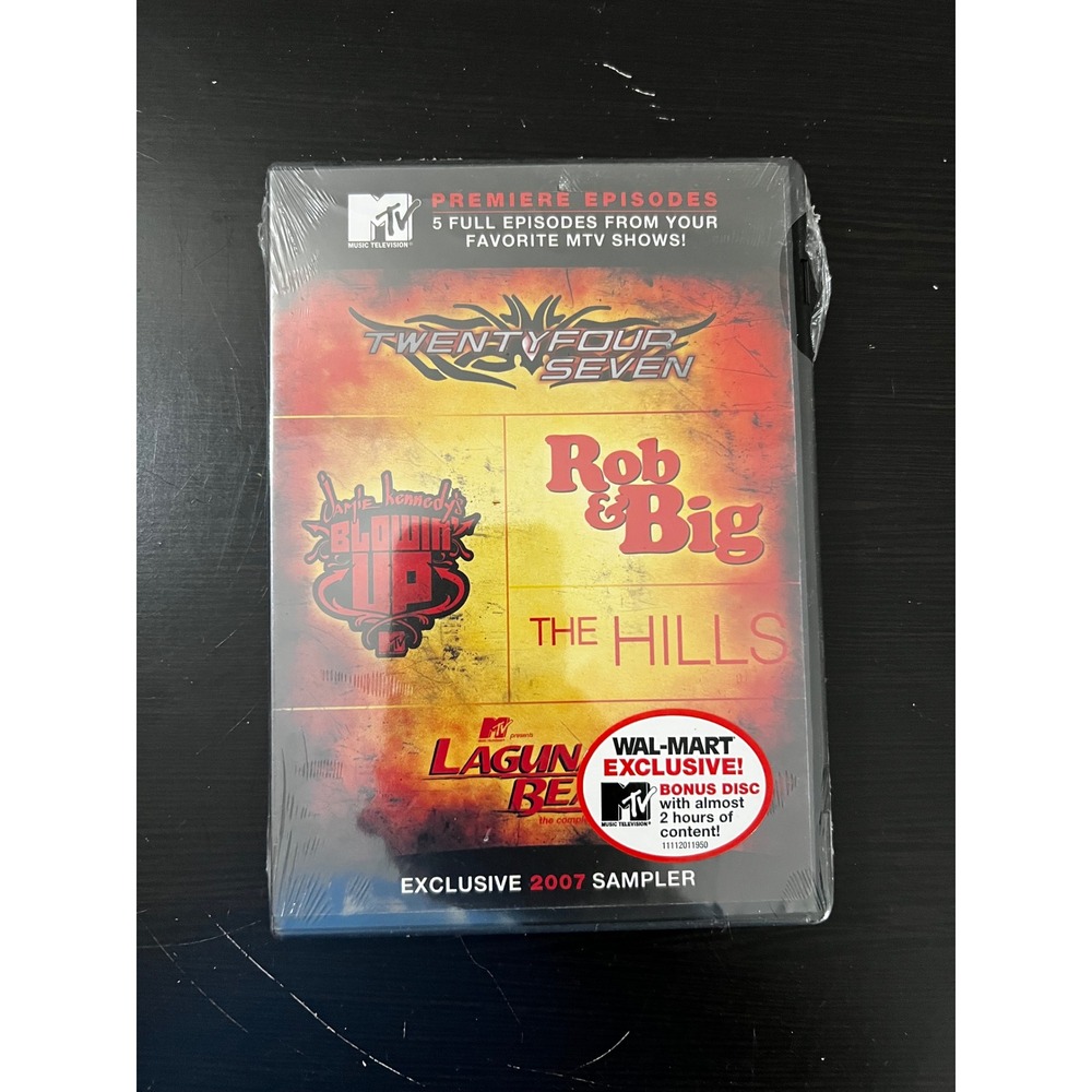 MTV Exclusive 2007 Sampler DVD Wal-Mart Exclusive Rob & Big The Hills Sealed